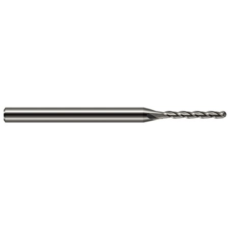 HARVEY TOOL Miniature End Mill-Ball-Long Reach, Stub Flute 0.1875" (3/16) Cutter DIA x 0.2810" (9/32) L of Cut 861478